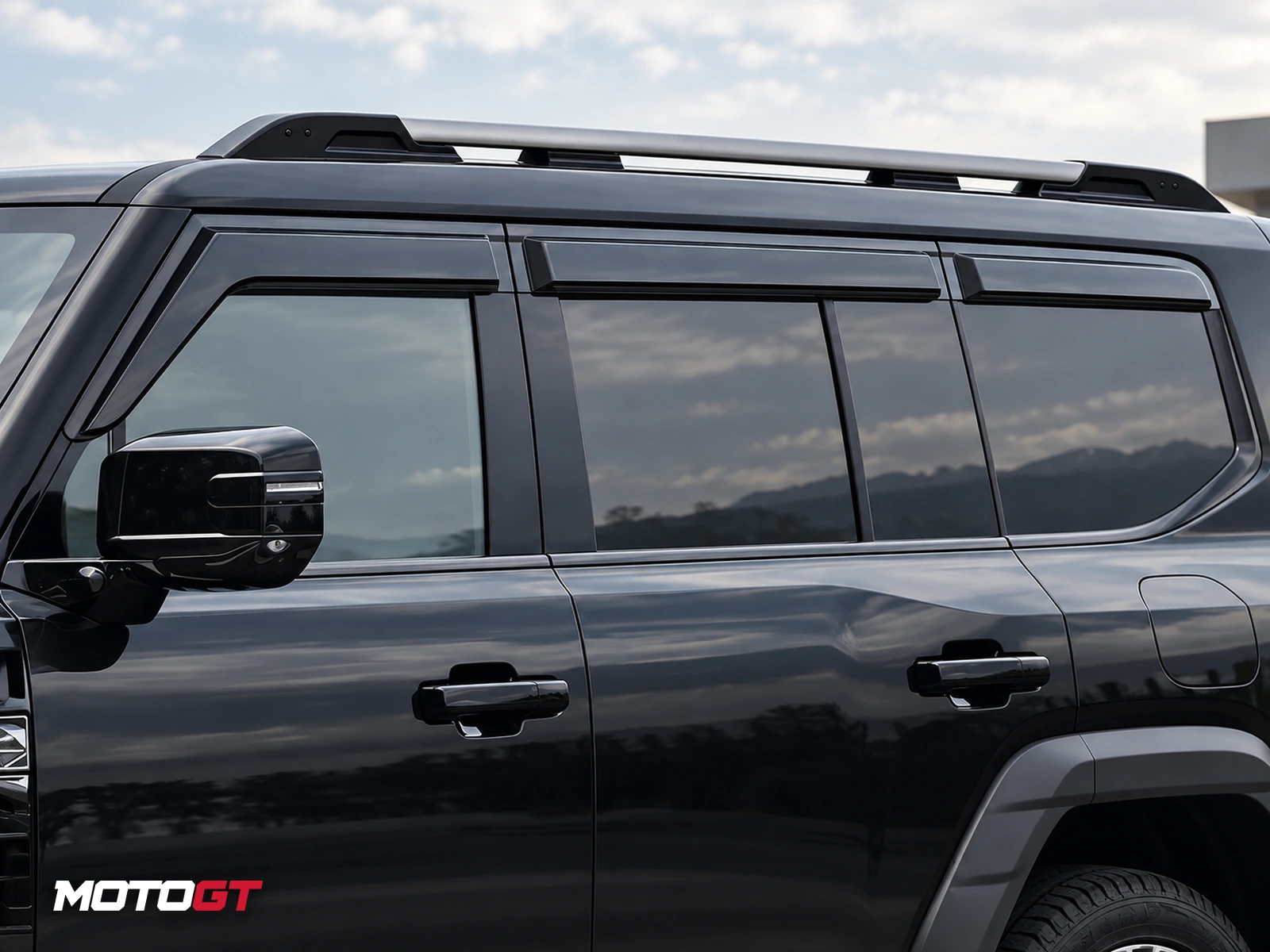 JETOUR G700 black window visors